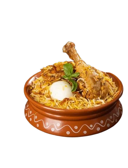 Chicken Biryani Cut